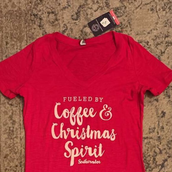 NWT Women’s. Christmas. Tee Short Sleeve Tops Size Small - Picture 5 of 7